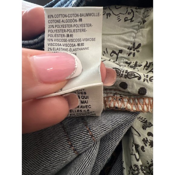 Free People Irreplaceable Flare Button Fly Raw Hem Jeans 27 - Picture 11 of 12